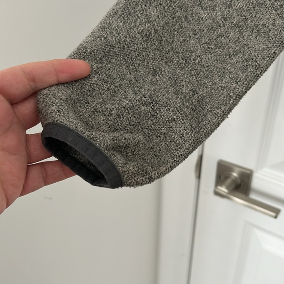 THE NORTH FACE - fleece jacket full zipper front grey long sleeve size small - Picture 6 of 11